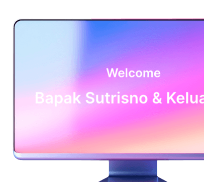 Welcome screen